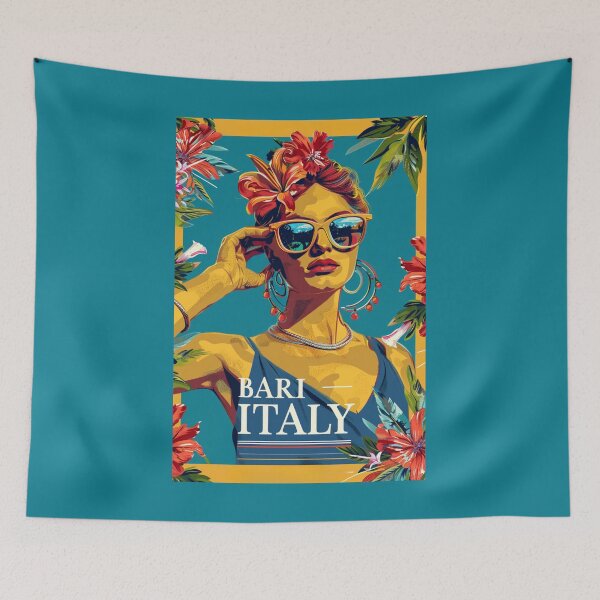 Item preview, A Vintage Travel Illustration of Bari - Italy designed and sold by GoodOldVintage.