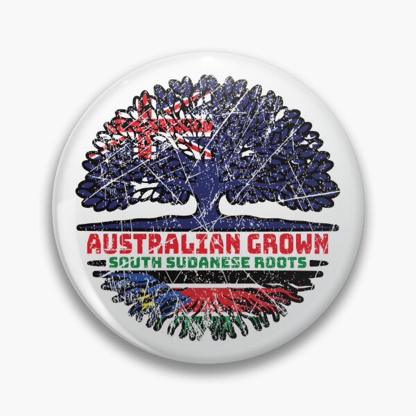 Item preview, South Sudan South Sudanese Australian Australia Tree Roots Flag designed and sold by FlagX.