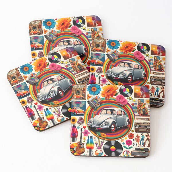 Item preview, Groovy 60s-inspired design assortment - perfect for adding vintage charm to any space! designed and sold by PandaTShirtShop.