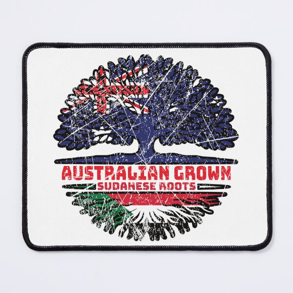 Item preview, Sudan Sudanese Australian Australia Tree Roots Flag designed and sold by FlagX.