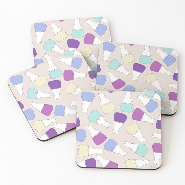 Item preview, Chemistry Erlenmeyer Flask Repeating Pattern designed and sold by MauveineDesigns.