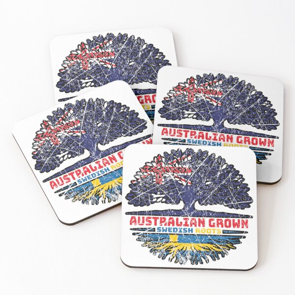 Item preview, Sweden Swedish Australian Australia Tree Roots Flag designed and sold by FlagX.