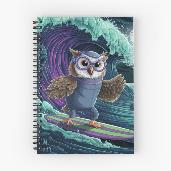 Item preview, "OWL SURFING "   BABY OWL SURFING  designed and sold by Obinne.