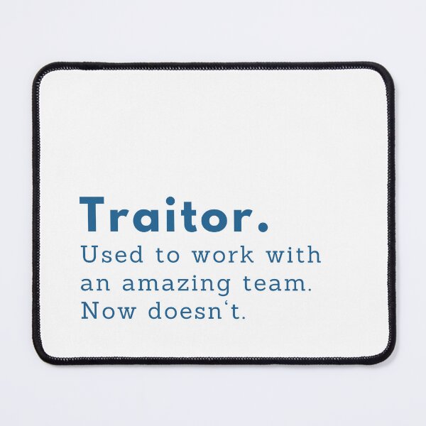 Item preview, Funny Leaving Gift | Traitor | Leaving Gift for a Colleague designed and sold by MooMedia.