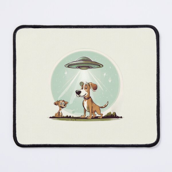 Item preview, Funny Dog Abduction designed and sold by Planetporridge.