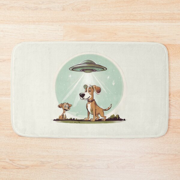 Item preview, Funny Dog Abduction designed and sold by Planetporridge.