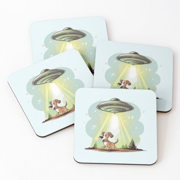 Item preview, Aliens abducting a Dog designed and sold by Planetporridge.