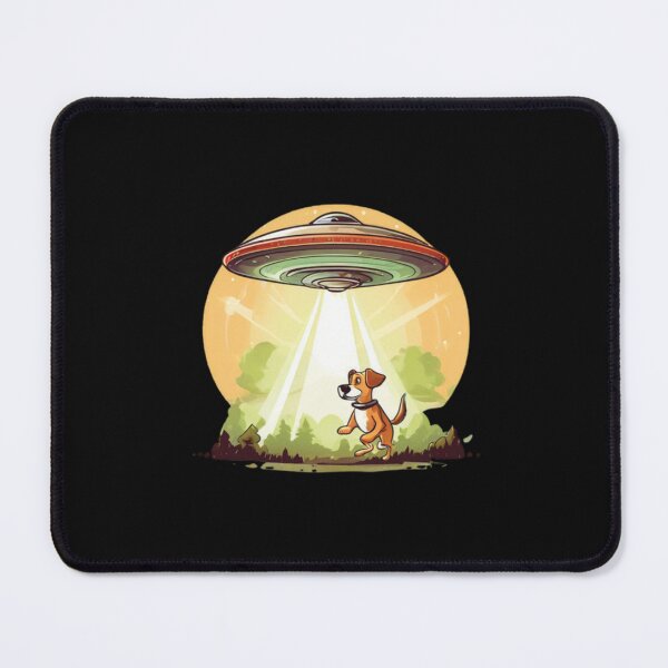 Item preview, UFO abducting a Dog designed and sold by Planetporridge.