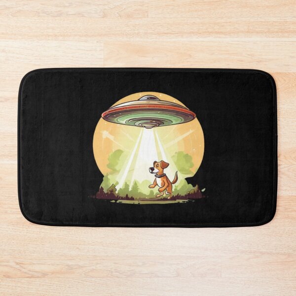 Item preview, UFO abducting a Dog designed and sold by Planetporridge.