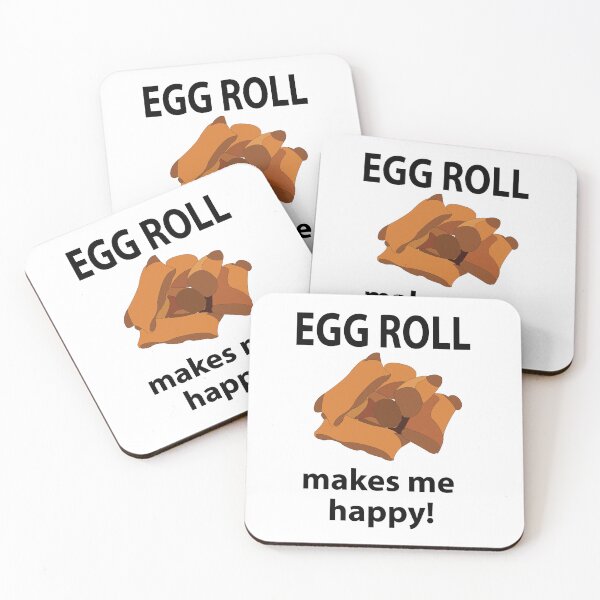 Item preview, Egg Roll Makes Me Happy Egg Roll designed and sold by Nisha Prabhu.