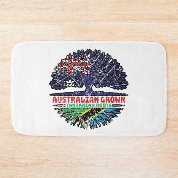 Item preview, Tanzania Tanzanian Australian Australia Tree Roots Flag designed and sold by FlagX.