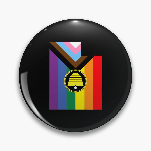 Item preview, Utah Progress Pride Flag - LGBTQ Rainbow Flag designed and sold by shaggylocks.