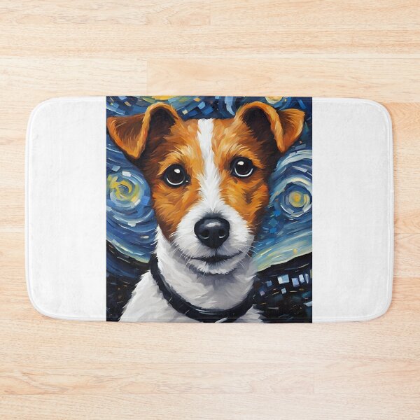 Item preview, Jack Russel Oil Painting Print designed and sold by LarkaArt.