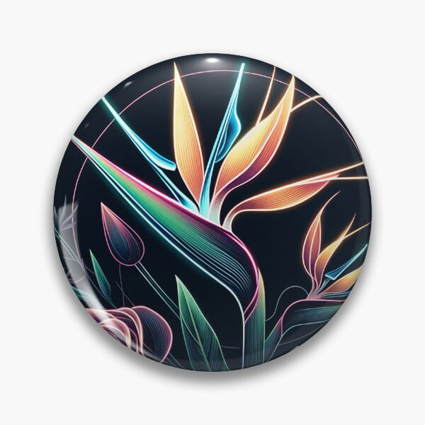 Item preview, Neon Bird of Paradise designed and sold by CrypRenaissance.