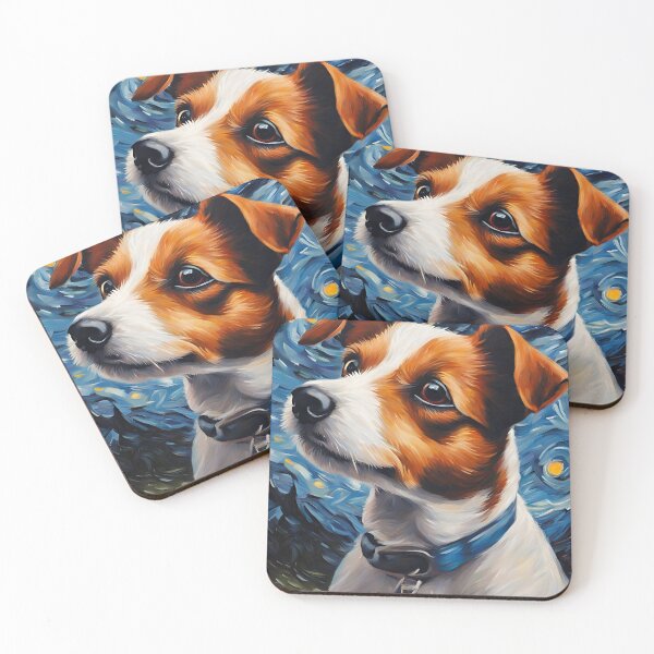Item preview, Cute Jack Russel Painting Print designed and sold by LarkaArt.