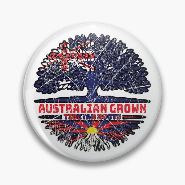 Artikelvorschau, Tibet Tibetisch Australisch Australien Baumwurzeln Flagge entworfen und verkauft von FlagX.