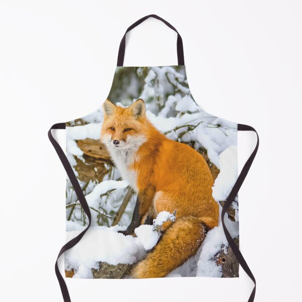 Item preview, Red Fox chilling in snow designed and sold by MorningFive.