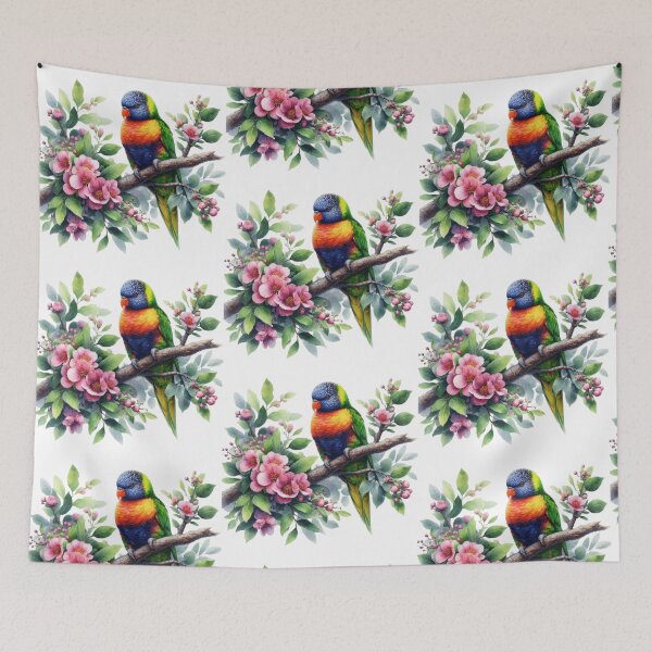Item preview, Watercolour Lorikeet  designed and sold by Maddiisbirds.