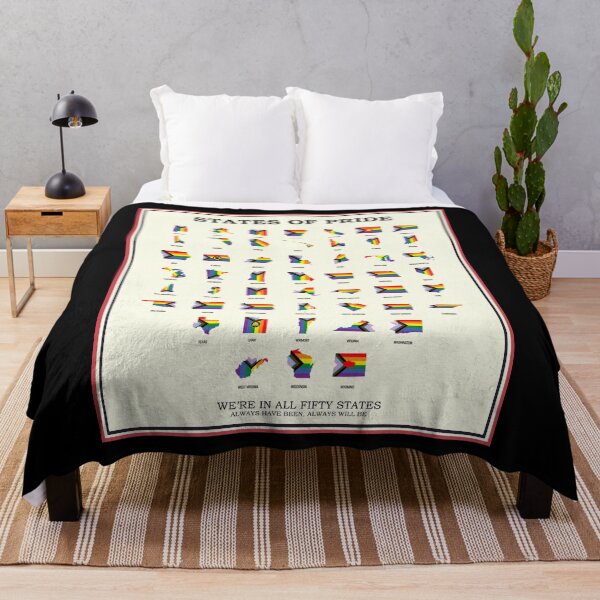 Item preview, States of Pride: LGBTQ Rainbow U.S. States designed and sold by shaggylocks.