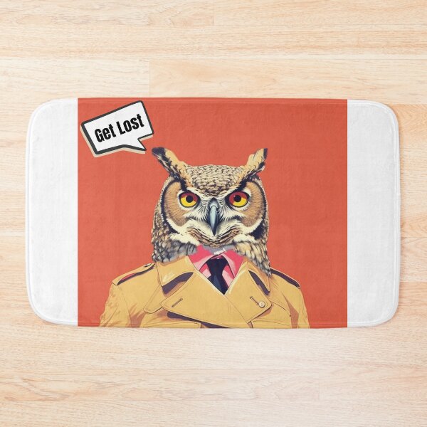 Item preview, Sassy Irritable Owl - Get Lost designed and sold by luvandsocial.