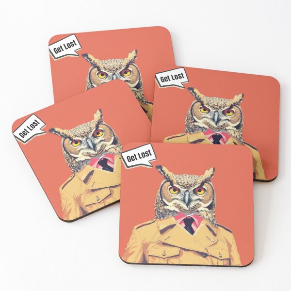 Item preview, Sassy Irritable Owl - Get Lost designed and sold by luvandsocial.