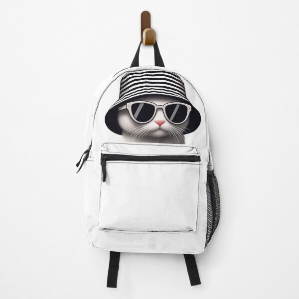 Item preview, Collection of Cute Bucket Hat Cat and Sunglasses T-Shirt Designs #4 designed and sold by Your Inner Axis.