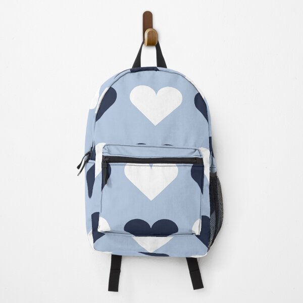 Item preview, Large NAVY BLUE, WHITE & ALICE BLUE HEARTS designed and sold by RachelMacht.