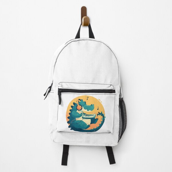 Item preview, Cute Crocodile Listening to Music designed and sold by SMARTKIT DESIGNAGENCY.