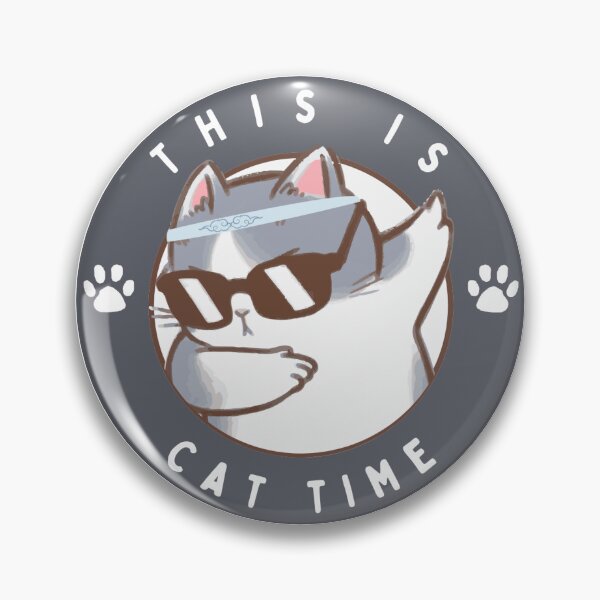 Item preview, Cat Time Animated Style Sticker designed and sold by SheGoingUP.
