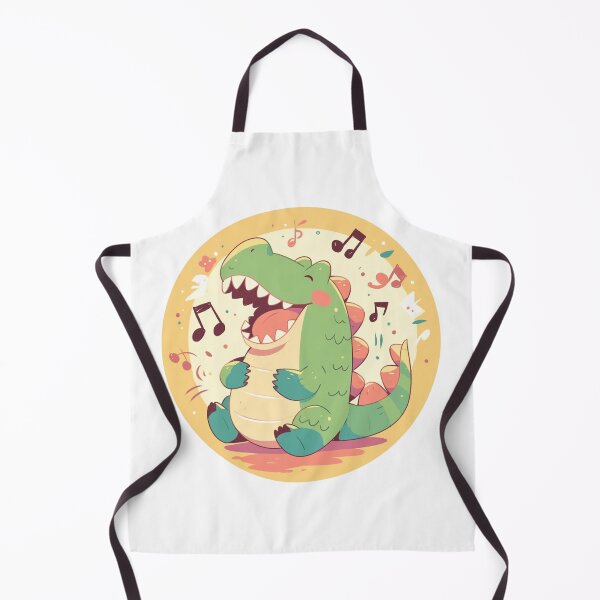 Item preview, Cute Crocodile Listening to Music designed and sold by SMARTKIT DESIGNAGENCY.