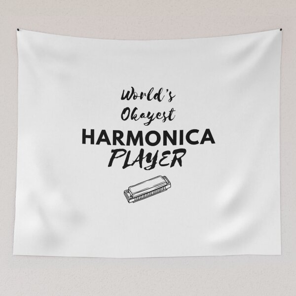 Item preview, World's Okayest Harmonica Player designed and sold by sydney-syder.