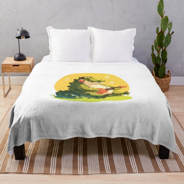 Item preview, Cute Crocodile Listening to Music designed and sold by SMARTKIT DESIGNAGENCY.