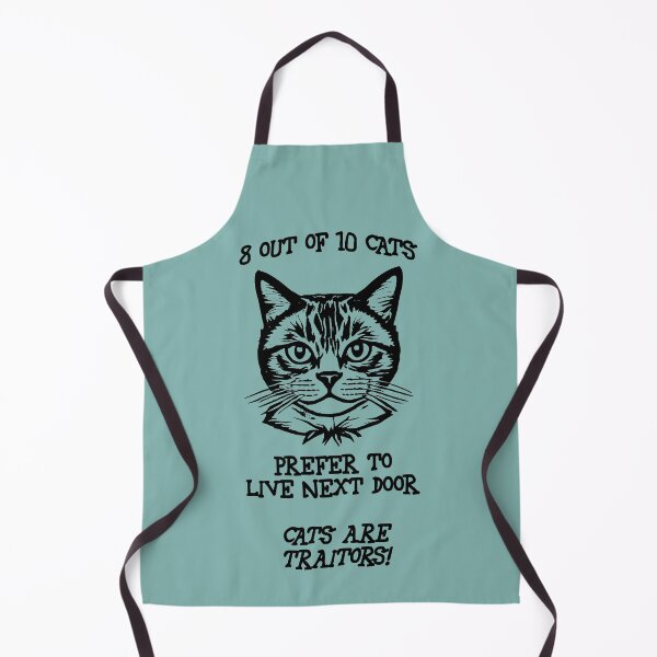 Item preview, 8 out of 10 cats prefer to live next door (black) designed and sold by SolidEarthArt.