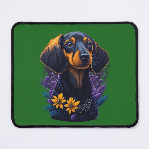 Item preview, Floral Whimsy Dachshund designed and sold by joejiing.