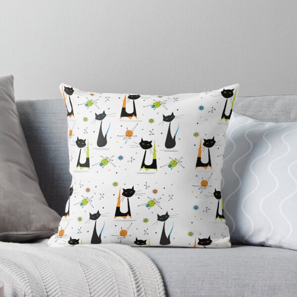 Item preview, mid century modern cat black multiple designed and sold by Dhirendra Rajpurohit.