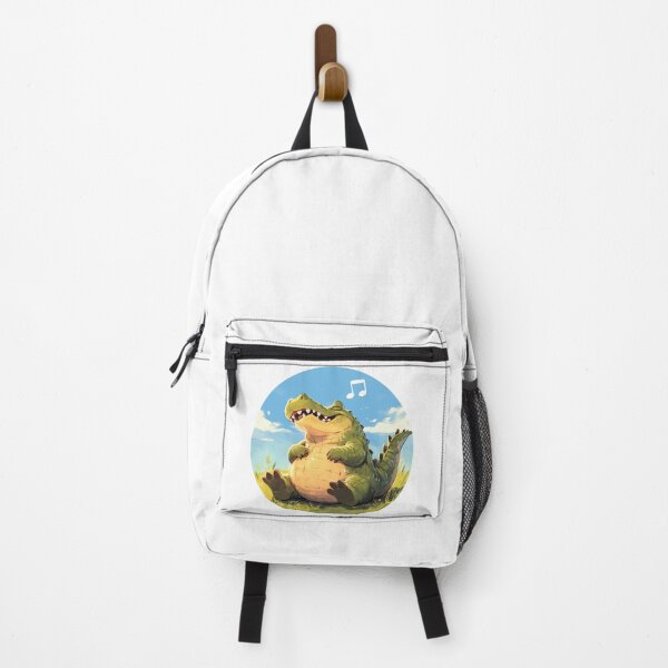 Item preview, Cute Crocodile Listening to Music designed and sold by SMARTKIT DESIGNAGENCY.