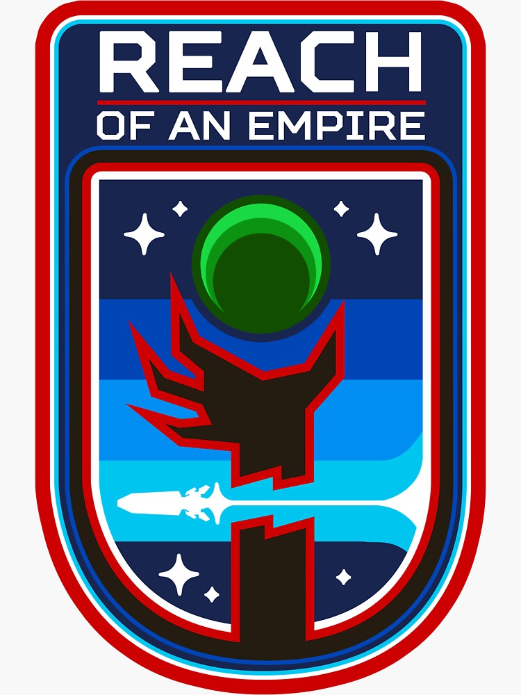 Thumbnail 3 of 3, Sticker, Cosmopunk Patch - Reach of an Empire designed and sold by Cosmopunk.