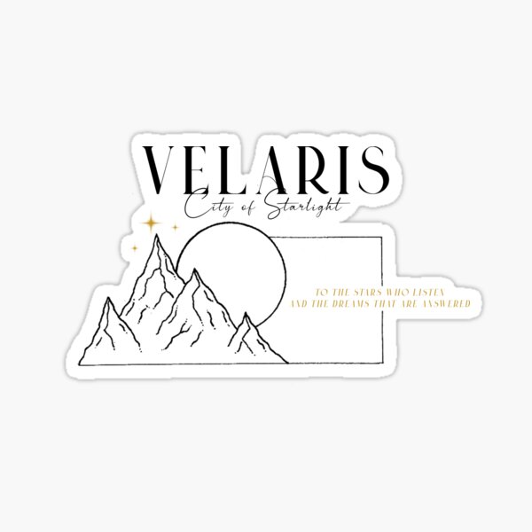 Item preview, To the stars who listen and the dreams that are answered, Rhysand quote, Velaris travel designed and sold by CrescntDesigns.