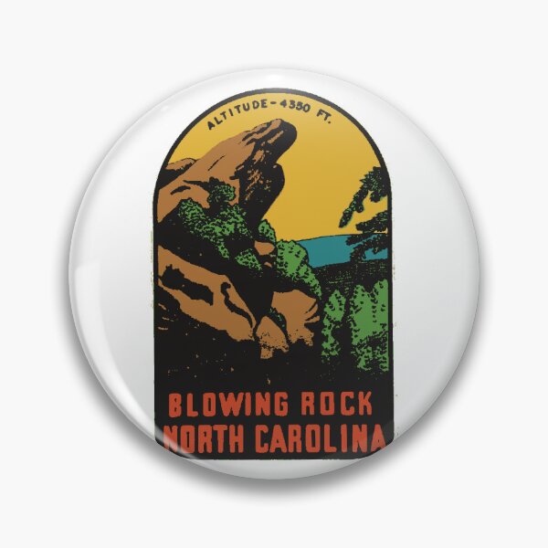 Item preview, Blowing Rock North Carolina Vintage Style designed and sold by Decal Mania.
