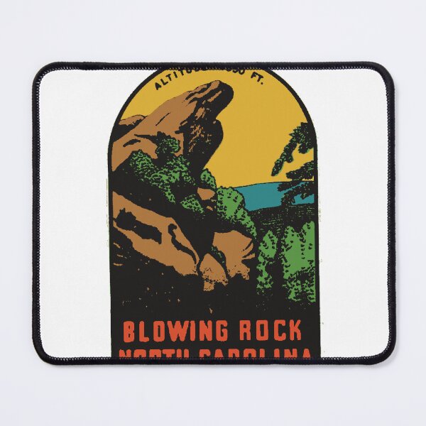 Item preview, Blowing Rock North Carolina Vintage Style designed and sold by Decal Mania.