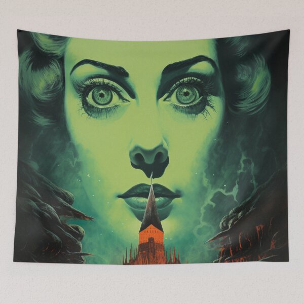 Item preview,  Vintage Horror Movie Homage with wonderful Unique Designs designed and sold by HappyNouveau.
