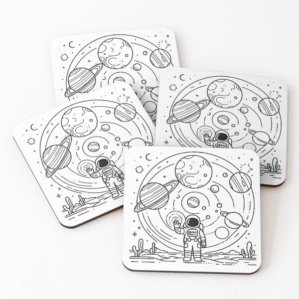 Item preview, Astronauts travel around the universe designed and sold by yumi86.