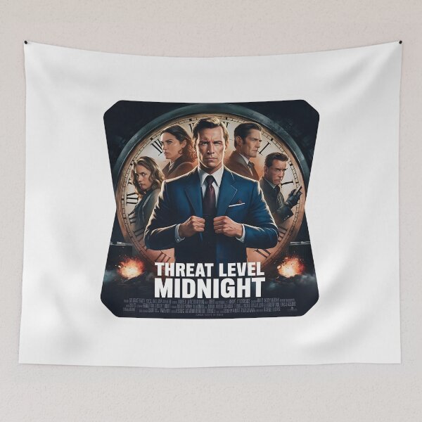 Item preview, Action-Packed Threat Level Midnight Movie Poster designed and sold by TeeSocio.