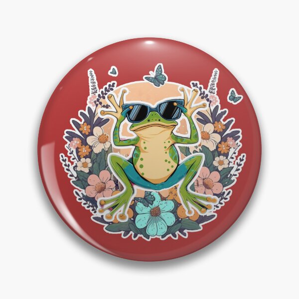 Item preview, Cool Frog illustration designed and sold by ZooStateofMind.
