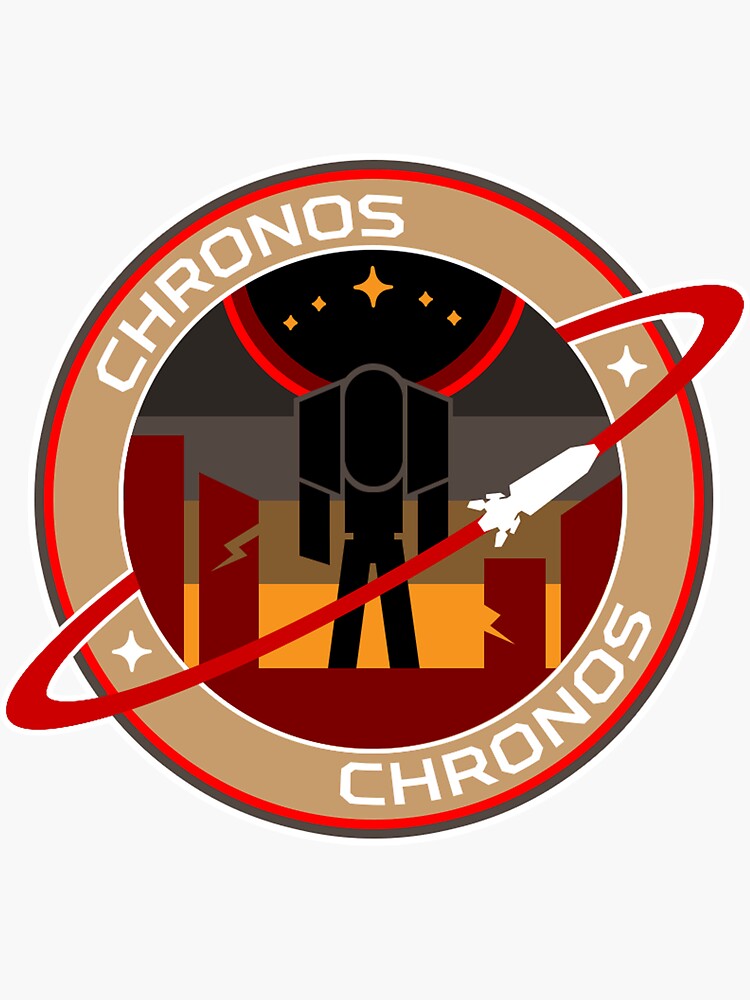 Thumbnail 3 of 3, Sticker, Cosmopunk Patch - Chronos designed and sold by Cosmopunk.