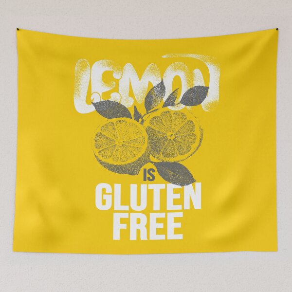 Item preview, "Lemon is Gluten-free" t shirt design series designed and sold by MyGluteesFree77.