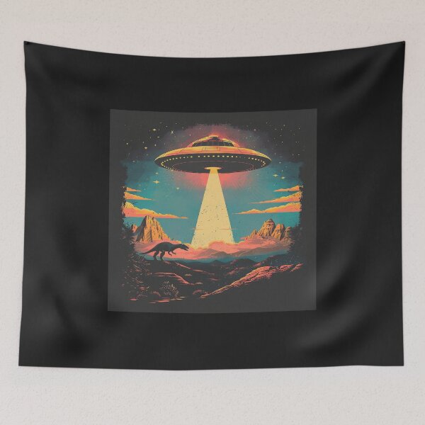 Artikelvorschau, UFO und Dinosaurier Retro 80er entworfen und verkauft von redstar19.
