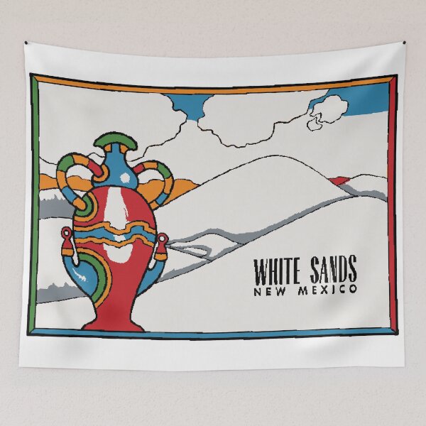 Item preview, White Sands New Mexico Vintage Style designed and sold by Decal Mania.