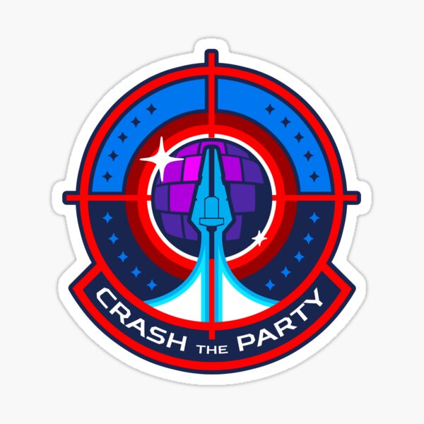 Cosmopunk Patch - Crash the Party Sticker