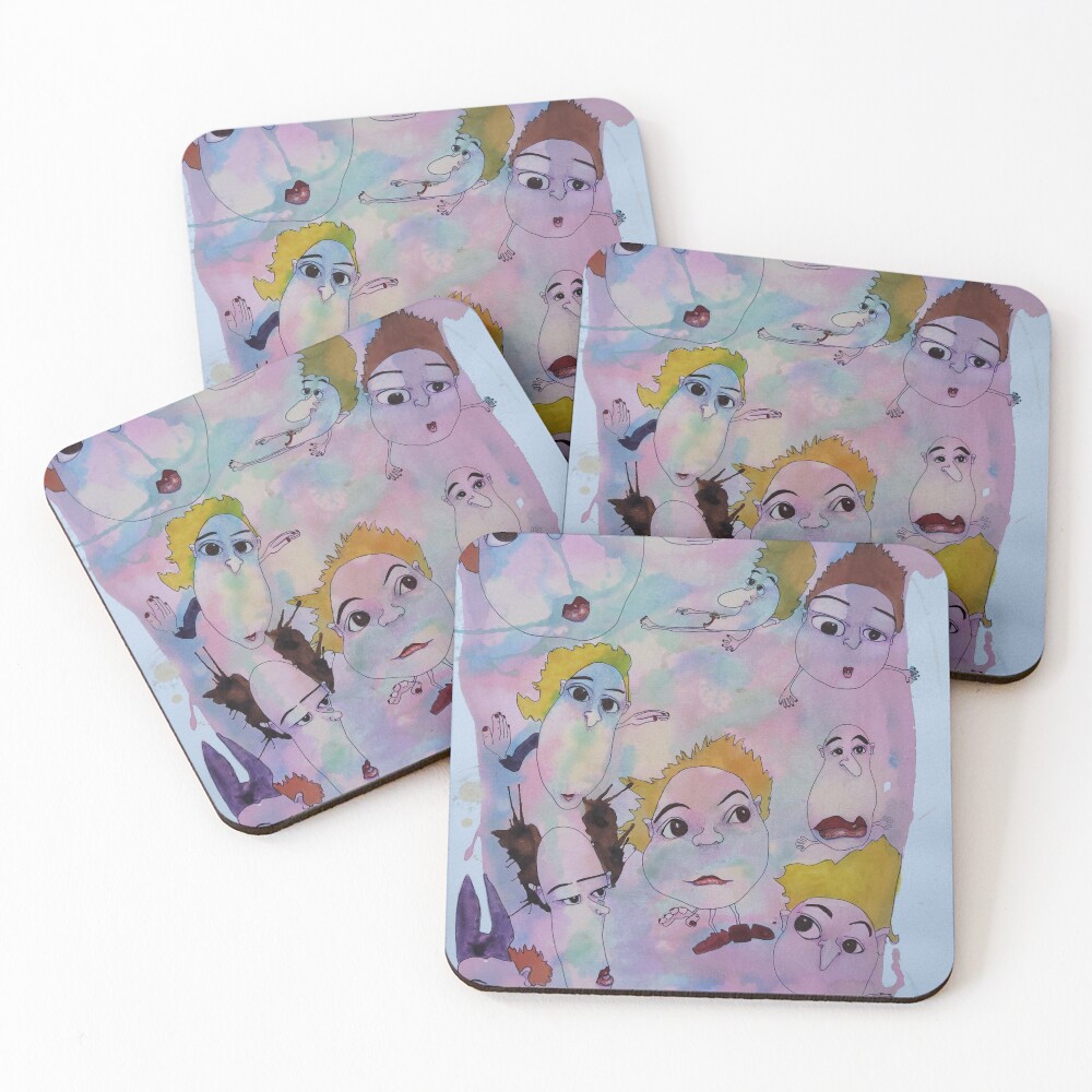Item preview, Coasters (Set of 4) designed and sold by Rorschach68.